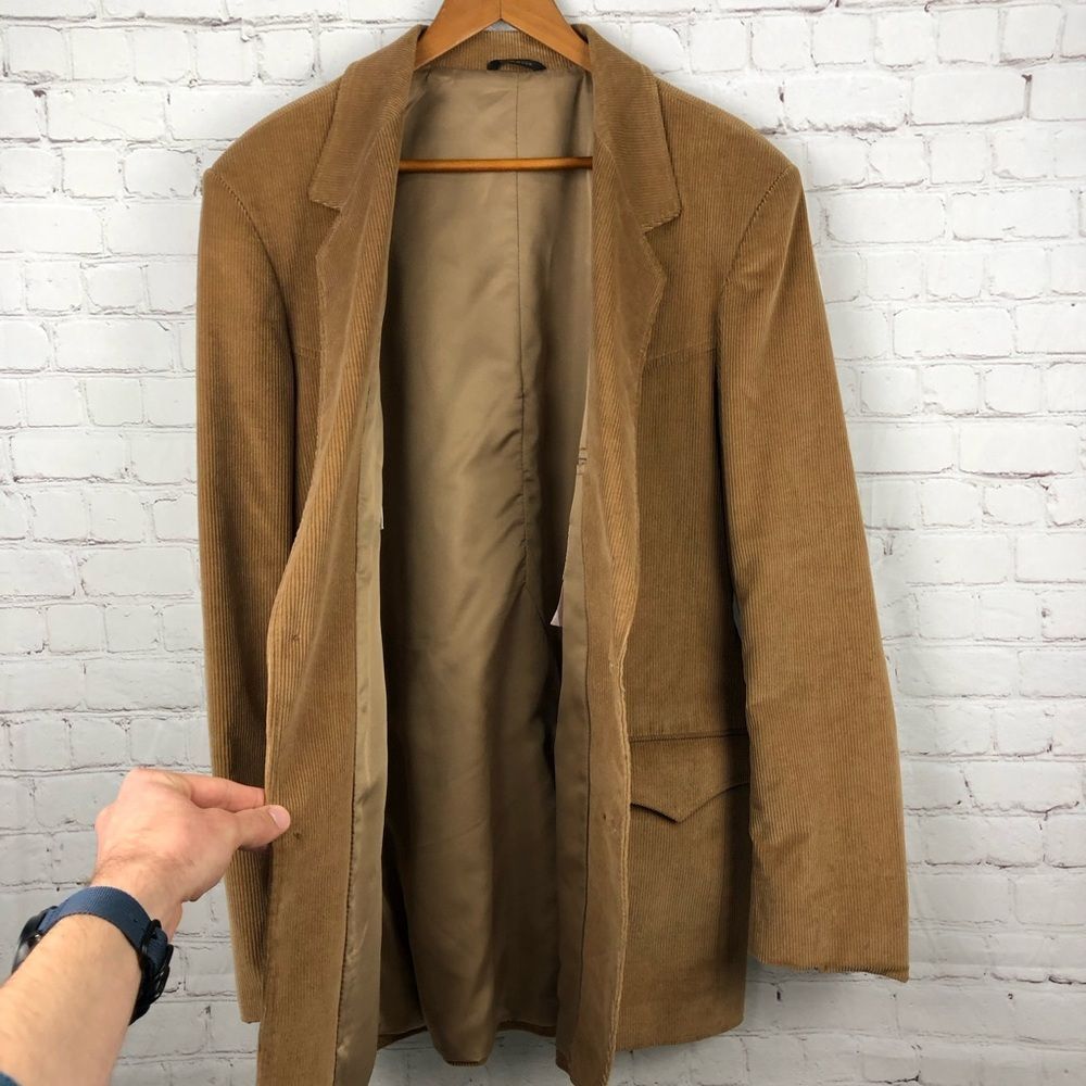 Pioneer Wear Vintage Corduroy Western Blazer Sz 44L - Picture 6 of 12